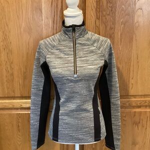 Athleta Snowscape  Gray and Black Women's Jacket